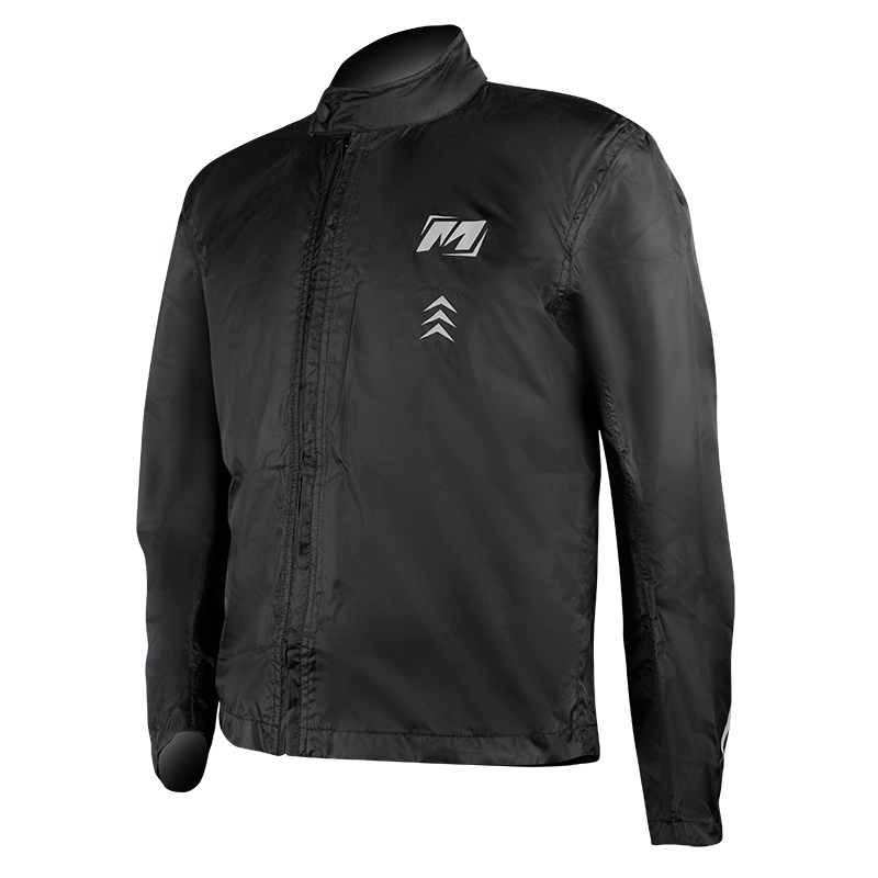 Ultra Vent Rain Black Jacket - Bikerr