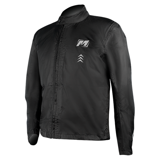 Ultra Vent Rain Black Jacket - Bikerr