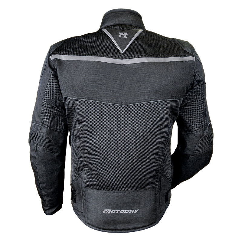 Air Vent Pro Black Jacket - Bikerr