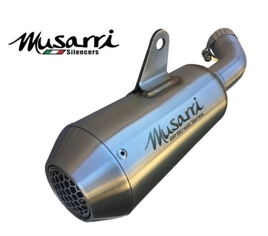 Yamaha YZF-R3 2014-2022 - Musarri Street Series GP SS Slip-on Exhaust - Bikerr