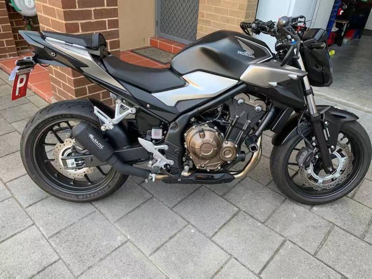 Honda CB500 X / F 2019-2022 - Musarri Street Series GP Slip-on Exhaust - Bikerr