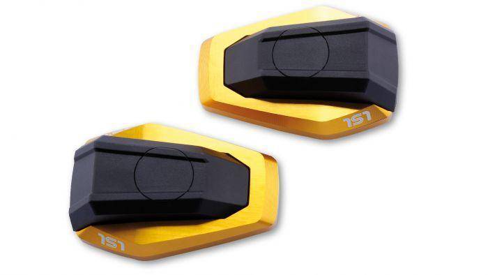 Gonia Crash Pads [Colour: White] - Bikerr