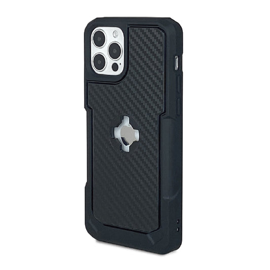 I Phone 13 X Guard Case Carbon Fibre + Infinity Mount - Bikerr