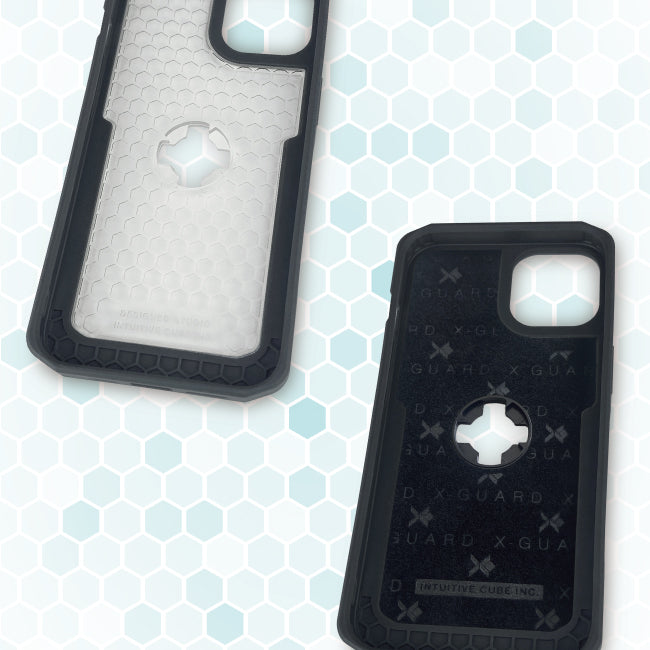 I Phone 13 Pro X Guard Case Carbon Fibre + Infinity Mount - Bikerr
