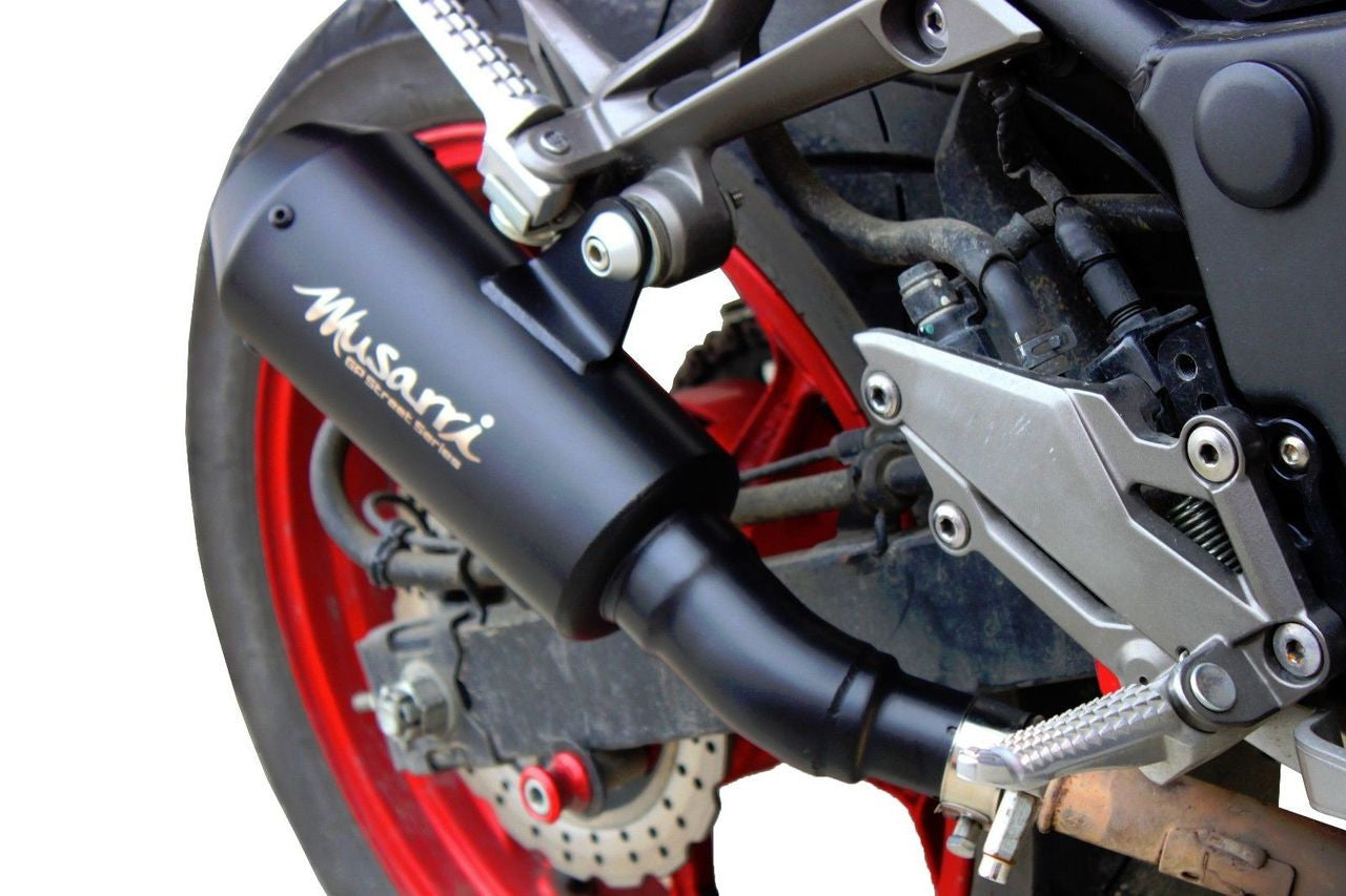 Kawasaki Ninja 300 2013-2017 - Musarri GP Street Series Slip-on Exhaust - Bikerr