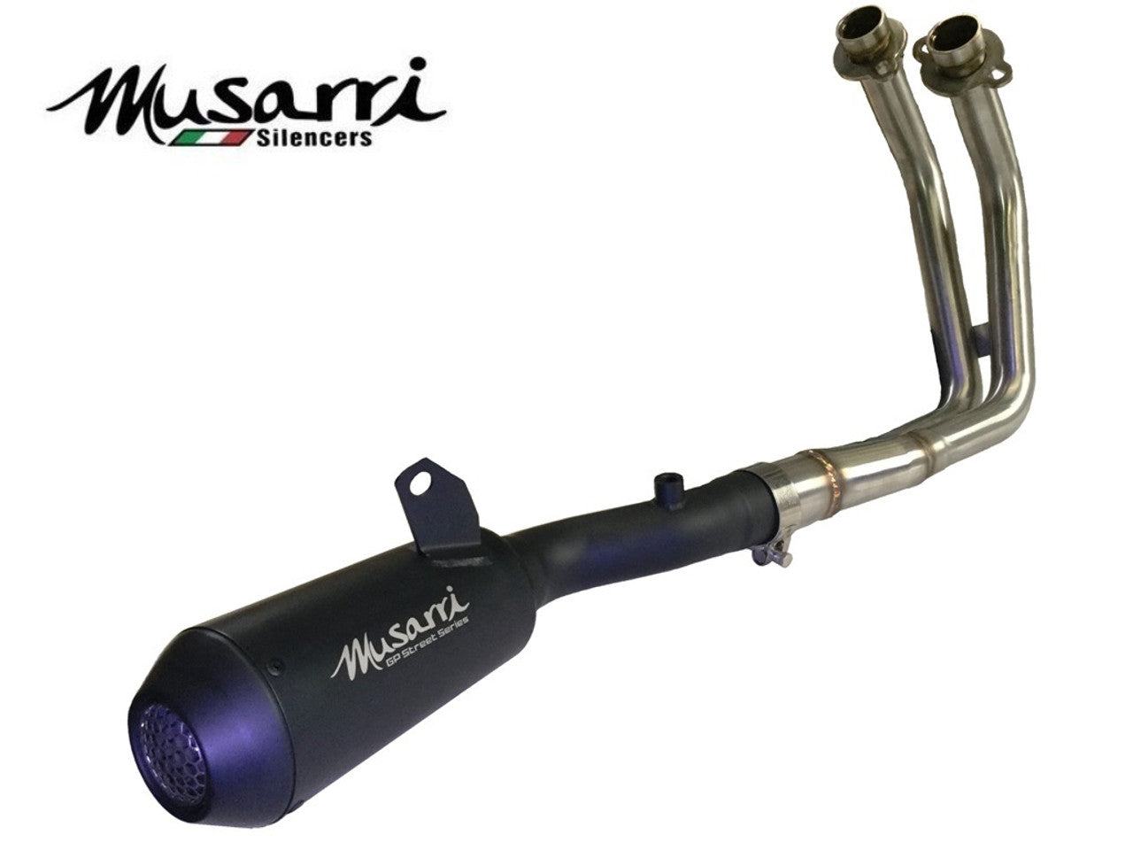 Kawasaki Vulcan 650 S 2015-2022 - Musarri Street Series GP Stainless Full Exhaust - Bikerr