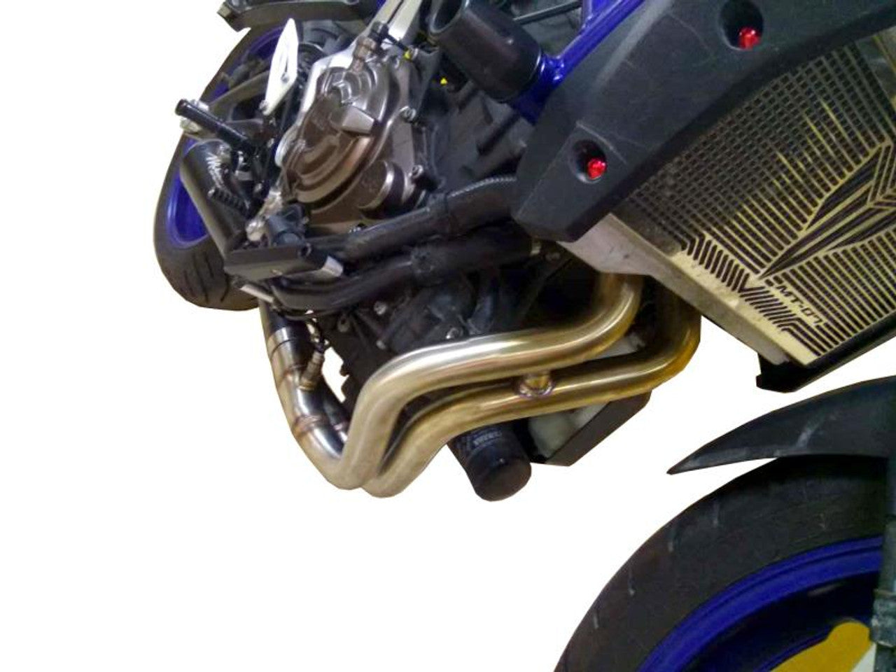 Yamaha MT 07 2014-2022 Musarri Street Series GP Full System Exhaust - Black - Bikerr