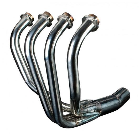 SUZUKI GSF650 05 06 07 OIL COOLED STAINLESS STEEL DOWN PIPES - Bikerr