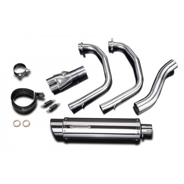 YAMAHA YZF-R3 MT-03 2015-2021 350MM ROUND STAINLESS SL10 FULL EXHAUST SYSTEM - Bikerr
