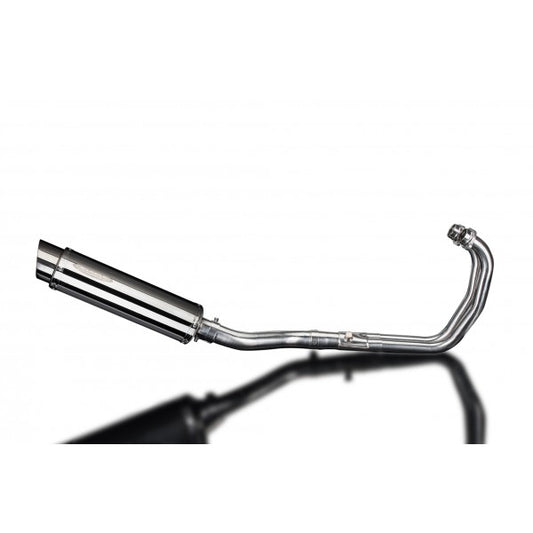 YAMAHA YZF-R3 MT-03 2015-2021 350MM ROUND STAINLESS SL10 FULL EXHAUST SYSTEM - Bikerr
