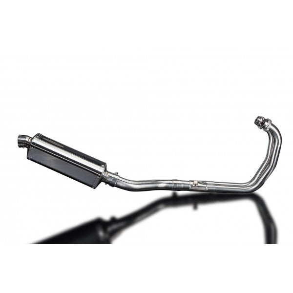 YAMAHA YZF-R3 MT-03 2015-2021 420MM TRI-OVAL STAINLESS FULL EXHAUST SYSTEM - Bikerr