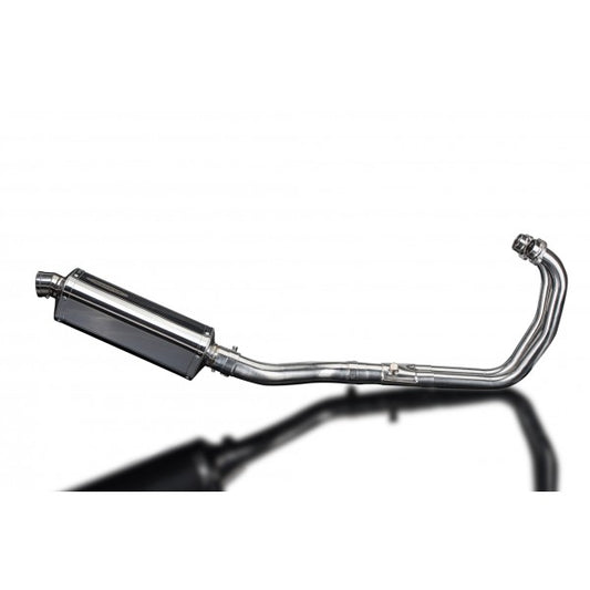 YAMAHA YZF-R3 MT-03 2015-2021 420MM TRI-OVAL STAINLESS FULL EXHAUST SYSTEM - Bikerr