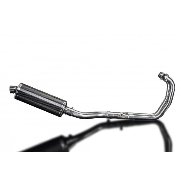 YAMAHA YZF-R3 MT-03 2015-2021 350MM OVAL CARBON FULL EXHAUST SYSTEM - Bikerr