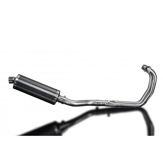 YAMAHA YZF-R3 MT-03 2015-2021 350MM OVAL CARBON FULL EXHAUST SYSTEM - Bikerr