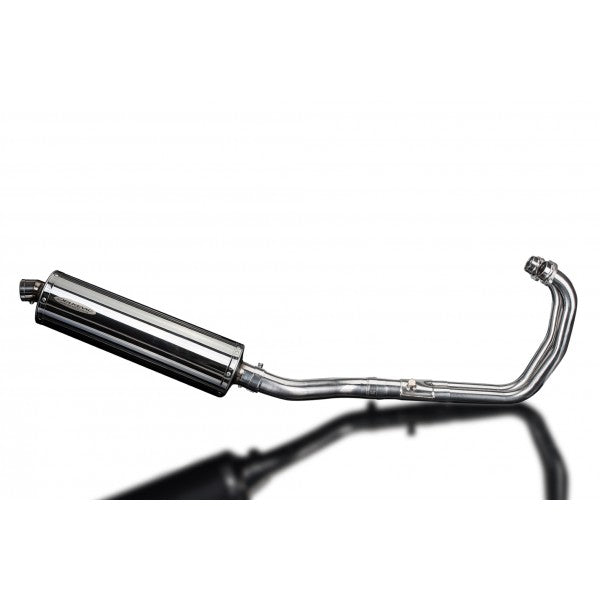 YAMAHA YZF-R3 MT-03 2015-2021 450MM OVAL STAINLESS FULL EXHAUST SYSTEM - Bikerr