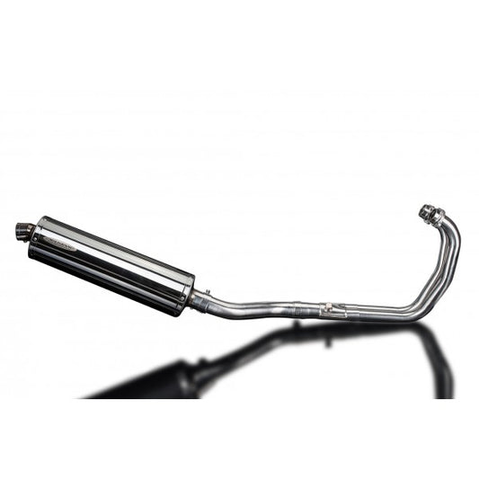 YAMAHA YZF-R3 MT-03 2015-2021 450MM OVAL STAINLESS FULL EXHAUST SYSTEM - Bikerr