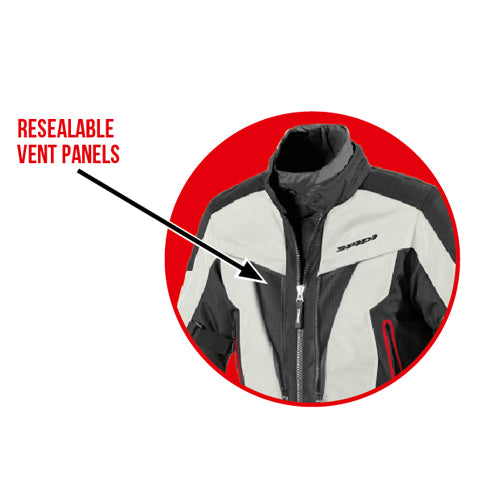 Voyager 4 H2 Out Jacket – Black Grey - Bikerr