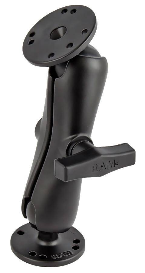 RAM-101U - RAMÂ® Double Ball Mount with Two Round Plates - Bikerr