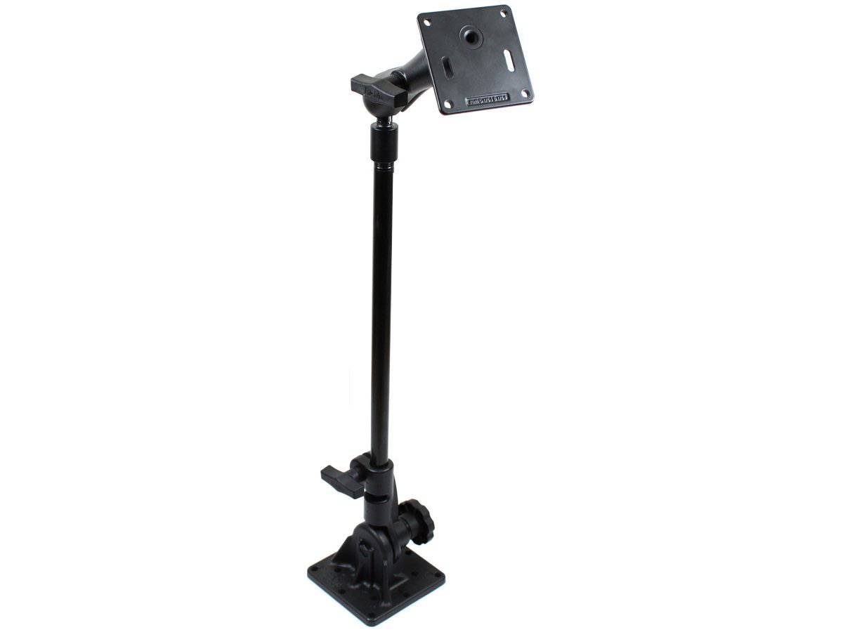 RAM-101U-UK3 - RAMÂ® Pedestal Mount with 18" Pipe and 75x75mm VESA Plate - Bikerr