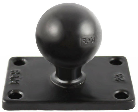 RAM-202U-23 - RAMÂ® 1.5" Ball Base with 1.5" x 2.5" 4-Hole Pattern - Bikerr