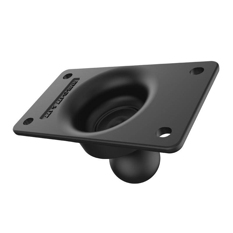 RAM-243U - RAMÂ® 50x100mm Half VESA Plate with Ball - Bikerr