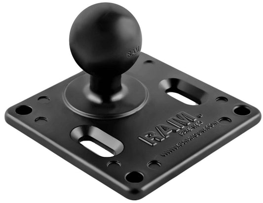 RAM-2461U - RAMÂ® 75x75mm VESA Plate with 1.5" Ball - Bikerr