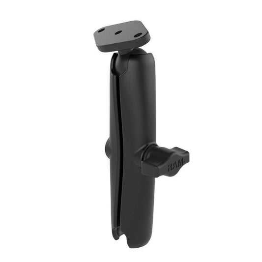 RAM-B-103-C-238U - RAM Double Socket Arm with Diamond Base - Overall Length 5.31'' - Bikerr