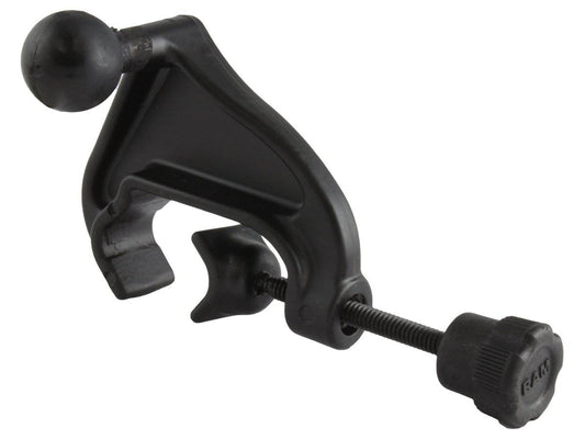 RAM-B-121BU - RAM Yoke Clamp Base with 1" Rubber Ball - Bikerr