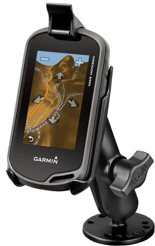 RAM-B-138-GA31 - RAMÂ® EZ-Roll'râ„¢ Drill-Down Mount for Garmin Oregon Series + More - Bikerr