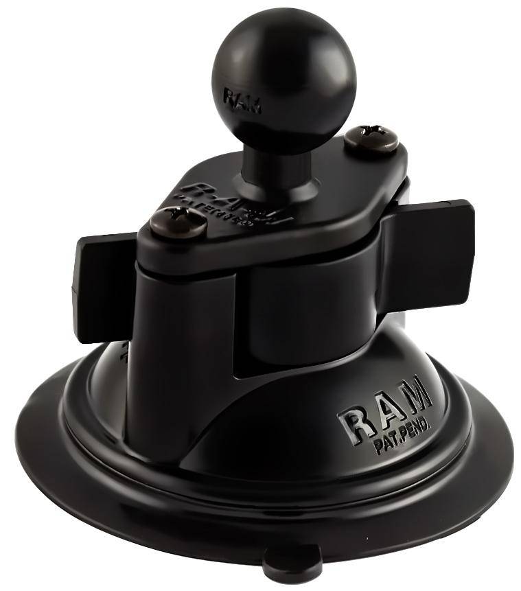 RAM-B-224-1U - RAMÂ® Twist-Lockâ„¢ Suction Cup Base with Ball - Bikerr