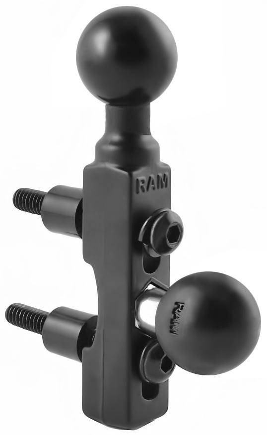 RAM-B-309-2U - RAMÂ® Motorcycle Brake/Clutch Reservoir Double Ball Base - Bikerr