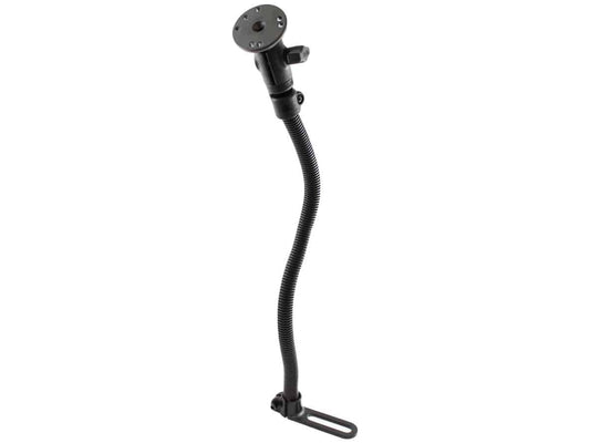 RAM-B-316-1-202U - RAMÂ® Podâ„¢ I Vehicle Mount with 18" Aluminium Rod and Round Plate - Bikerr