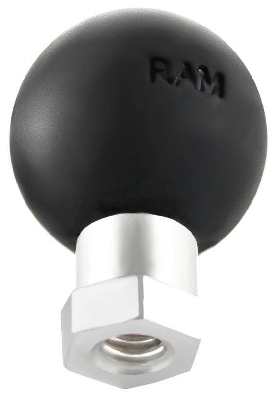 RAM-B-337U - RAMÂ® Ball Adapter with 1/4" - 20" Female Threaded Hole and Hex Post - Bikerr