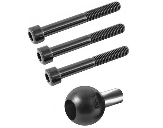 RAM-B-367U - RAM Motorcycle Handlebar Clamp Base with M8 Screws - Bikerr