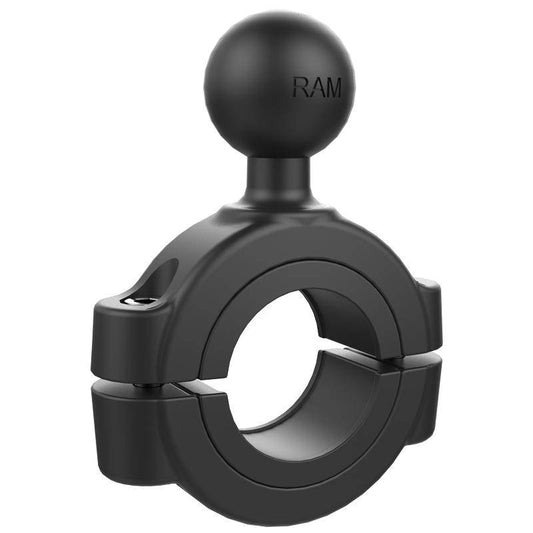 RAM-B-408-112-15U - RAMÂ® Torqueâ„¢ 1 1/8" - 1 1/2" Diameter Handlebar/Rail Base with 1" Ball - Bikerr