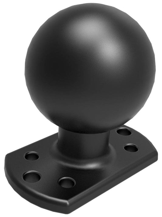 RAM-D-202U-CRO1 - RAM D Size 2.25" Ball Round Plate for Crown Work AssistÂ® - Bikerr