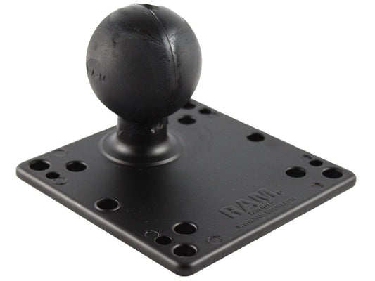 RAM-D-246U - RAM 4.75" Square VESA Plate with D Size 2.25" Ball - Bikerr