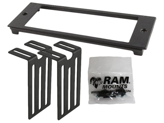 RAM-FP3-7000-2000 - RAM Tough-Boxâ„¢ Console Custom 3" Faceplate. Accommodates Dimensions: 7" x 2" - Bikerr