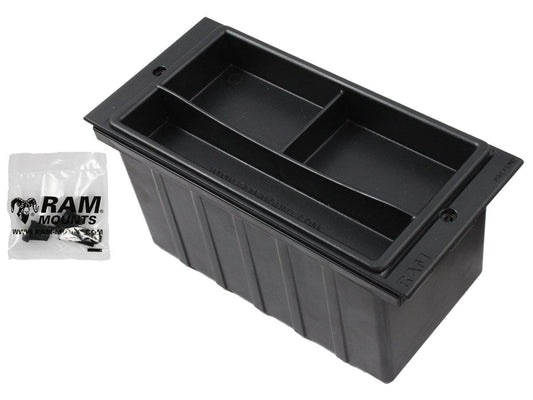 RAM-FP4-AP - RAM 4" WIDE ACCESSORY POCKET W/ TRAY - Bikerr