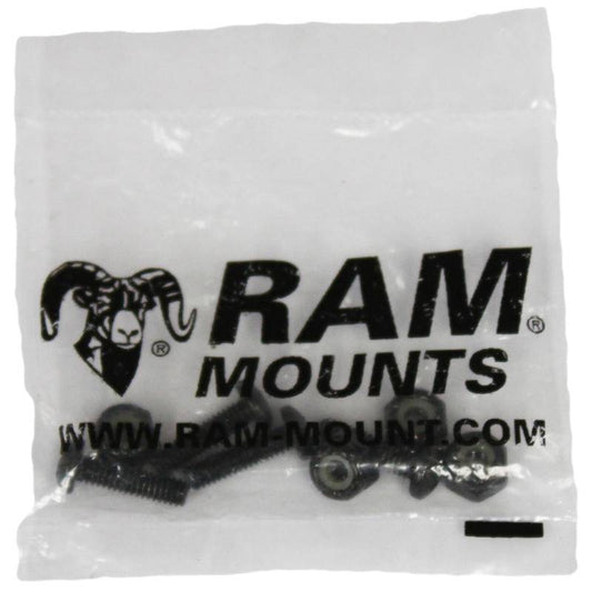 RAM-HAR-MET-TAB1U - RAM HARDWARE PACK METAL BASE 4 QTY HARDWARE - Bikerr