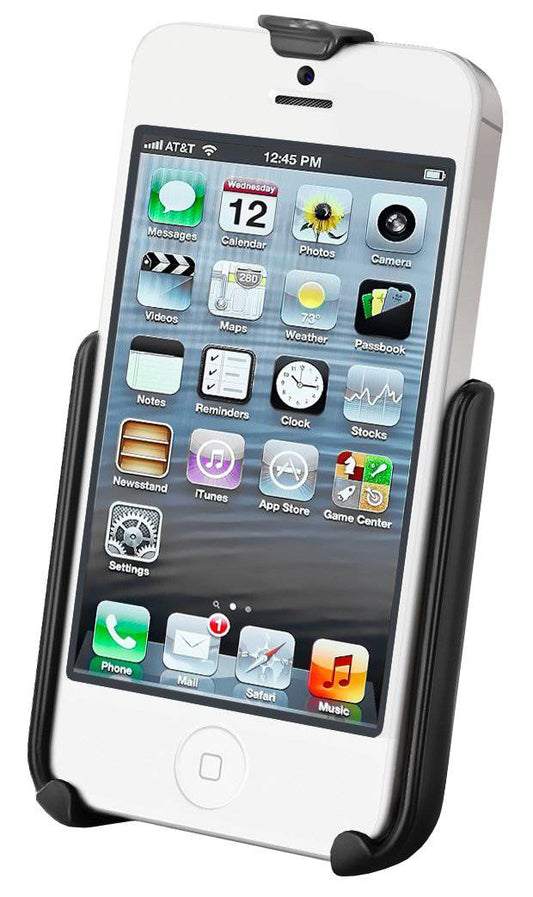 RAM-HOL-AP11U - RAM Model Specific Cradle for the Apple iPhone 5 & iPhone 5s WITHOUT CASE, SKIN OR SLEEVE - Bikerr