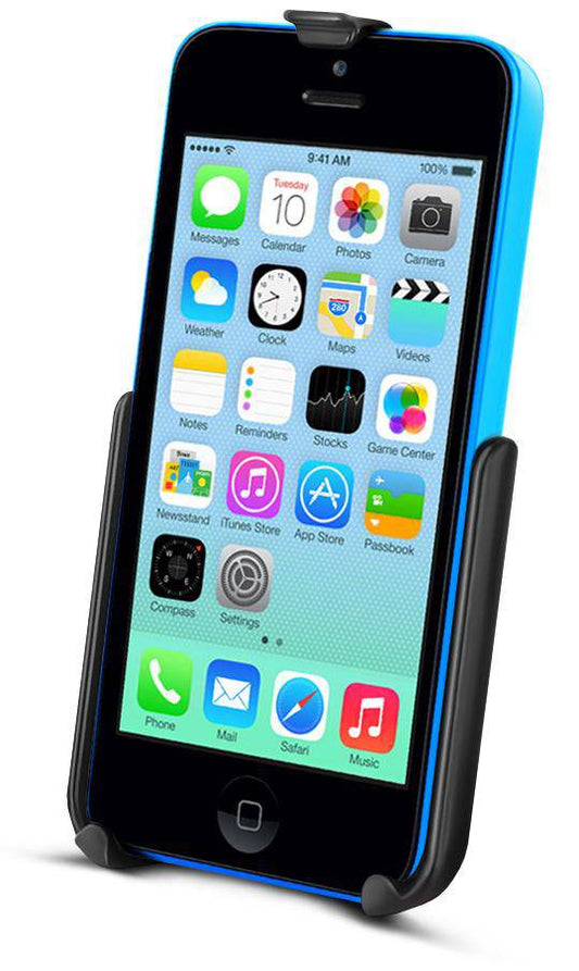 RAM-HOL-AP16U - RAM Model Specific Cradle for the Apple iPhone 5c WITHOUT CASE, SKIN OR SLEEVE - Bikerr