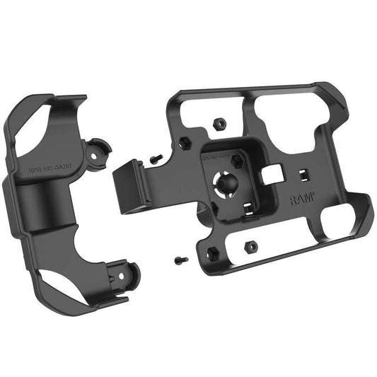 RAM-HOL-GA75LU - EZ-Roll'r Locking Cradle for Garmin Fleet 770, Overlander + More - Bikerr