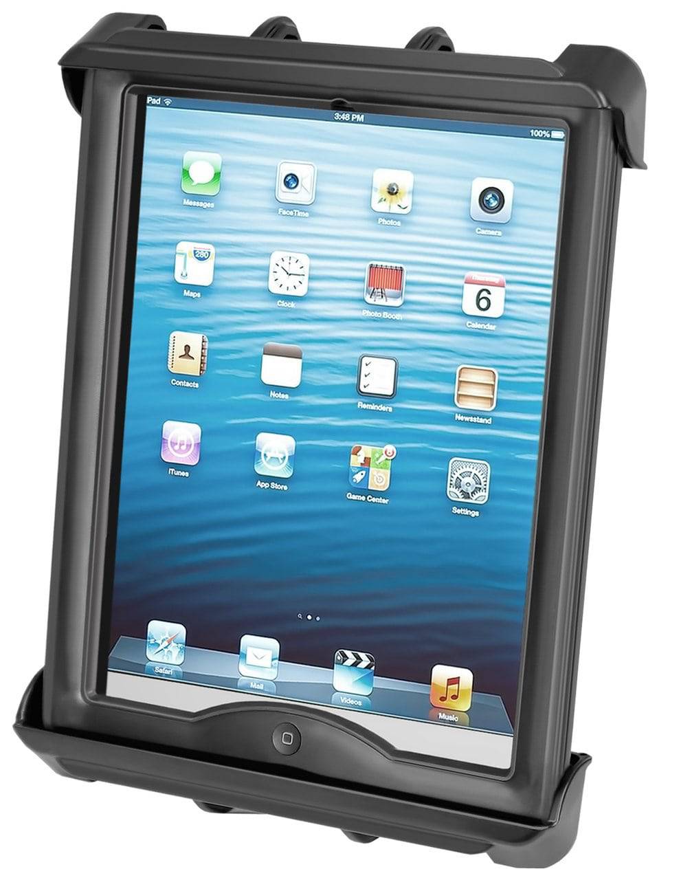 RAM-HOL-TAB8U - RAM Tab-Titeâ„¢ Universal Clamping Cradle for 10" Screen Tablets WITH HEAVY DUTY CASES - Bikerr
