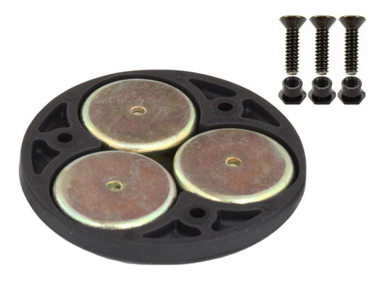 RAP-339U - RAM Triple Magnetic Base Adapter - Bikerr