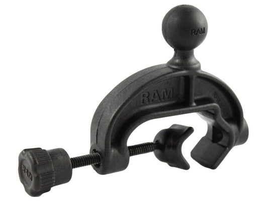 RAP-B-121BU - RAM Composite Yoke Clamp Base with 1" Rubber Ball - Bikerr
