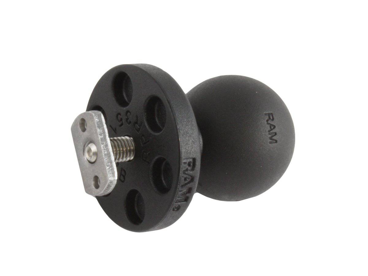 RAP-B-375U - RAM SCREW ON BASE FOR FLAT PANELS WITH 1" BALL - Bikerr