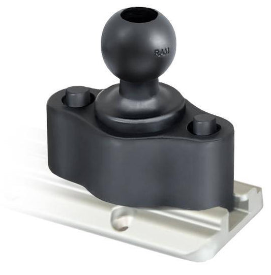 RAP-B-383U - RAM B Size 1" Track Ballâ„¢ Quick Release Track Base (Track Dimensional Range: .250" - .562") - Bikerr