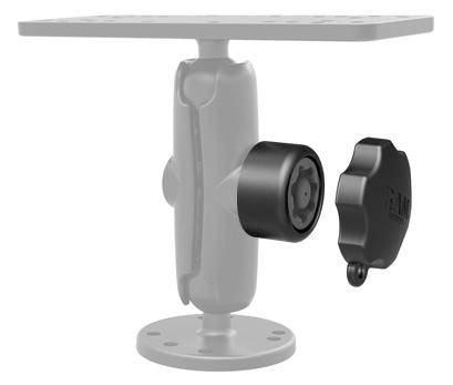 RAP-S-KNOB3U - RAM Mixed Combination Pin-Lockâ„¢ Security Knob and Key Knob for 1" Diameter B Size Arms - Bikerr