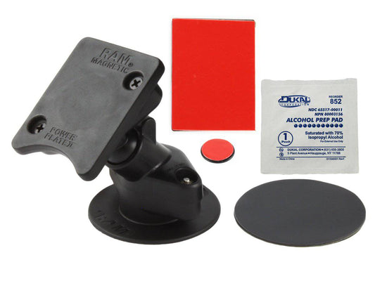 RAP-SB-178-300U - RAM FLEX STICK ON BASE W/ MAGNETIC HOLDER - Bikerr